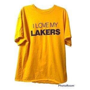 Los Angeles Lakers I Love My Lakers T-Shirt, Men's XL